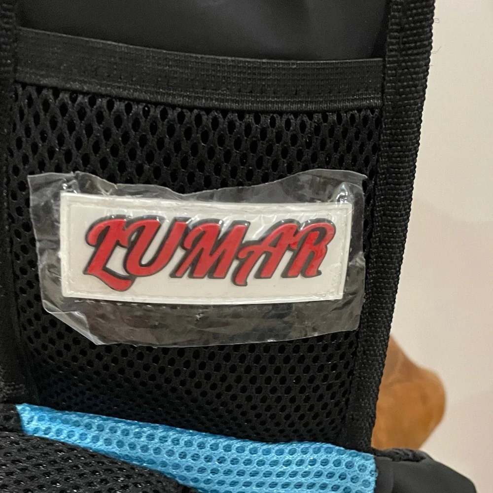 Stylish Black and Blue Lumar dog Bag